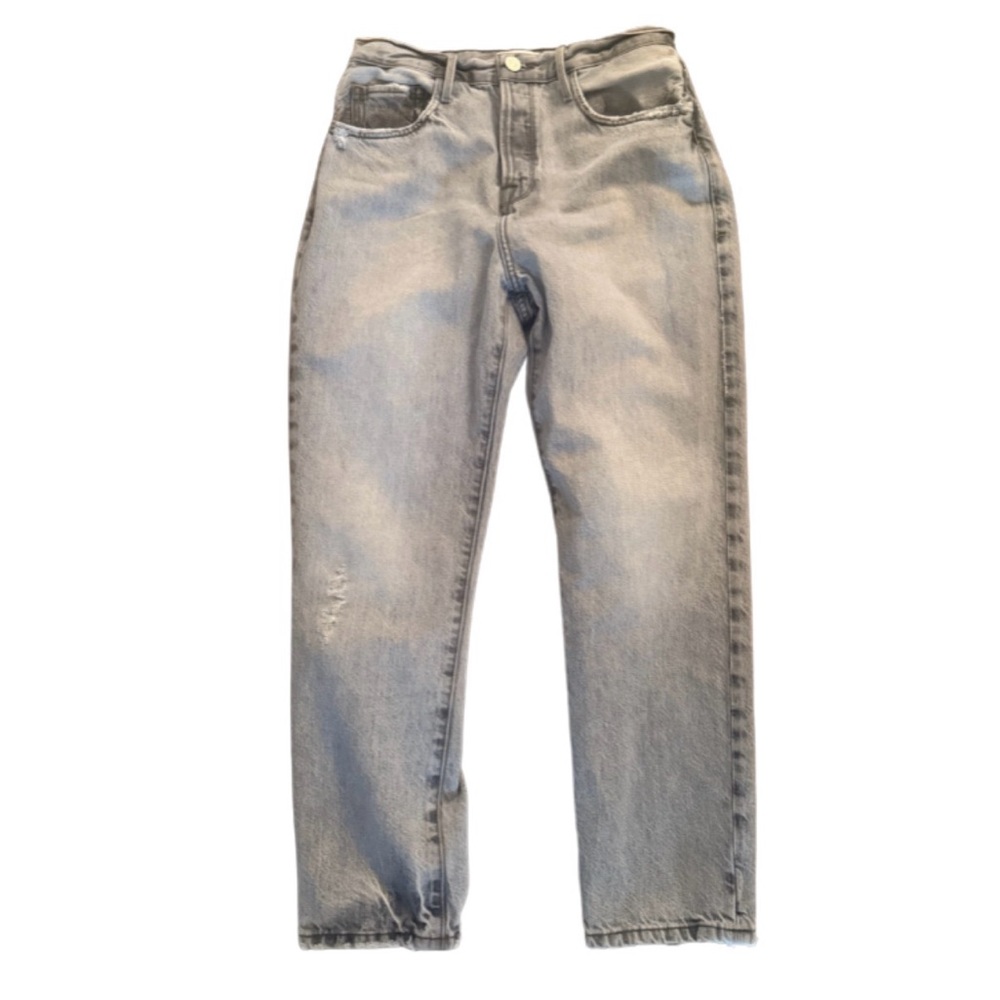 Frame Le Original Straight Leg Jeans Size 28 Washed out Gray